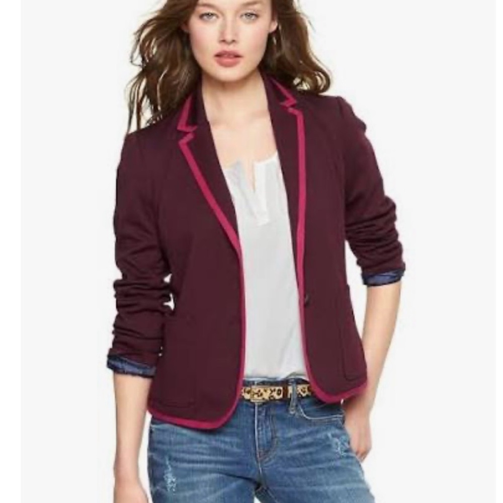 Gap- Burgundy Blazer Academy blazer